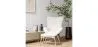 Sillón con Reposapiés - Tapizado en Tela Bouclé - Huda image 7