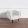 Sillón con Reposabrazos - Tapizado en Tela Bouclé - Nuba  image 7