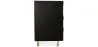 Aparador Negro de diseño Vintage en Madera y Metal - Huisu image 7