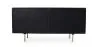 Aparador Negro de diseño Vintage en Madera y Metal - Huisu image 7