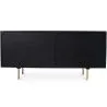 Aparador Negro de diseño Vintage en Madera y Metal - Huisu image 7