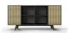 Aparador de Madera Natural - Diseño Vintage - Negro - Edan image 7