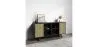 Aparador de Madera Natural - Diseño Vintage - Negro - Edan image 7