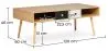 Mesa de Centro de Madera - Diseño Escandinavo - Miua image 7