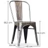  Pack de 4 Sillas de Comedor - Diseño Industrial - New Edition- Stylix image 7