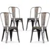  Pack de 4 Sillas de Comedor - Diseño Industrial - New Edition- Stylix image 7