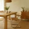 Silla de Comedor con Reposabrazos - Diseño Vintage - Madera y Ratán - Bruna image 7