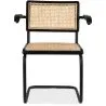 Silla de Comedor con Reposabrazos - Vintage - Madera y Ratán - Bastral image 7