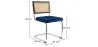 Silla de Comedor - Tapizada en Terciopelo - Madera y Ratán - Hyre image 7