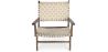 Sillón de Salón con Reposabrazos - Sillón de diseño Boho Bali - Madera y Lino - Recia image 7