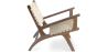 Sillón de Salón con Reposabrazos - Sillón de diseño Boho Bali - Madera y Lino - Recia image 7