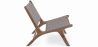 Sillón de Salón - Sillón de diseño Boho Bali - Madera y Cuero - Recia image 7