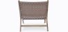 Sillón de Salón - Sillón de diseño Boho Bali - Madera y Cuero - Recia image 7