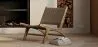 Sillón de Salón - Sillón de diseño Boho Bali - Madera y Cuero - Recia image 7