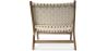 Sillón de Salón - Sillón de Diseño Artesanal Boho Bali - Madera y cuerda - Recia image 7