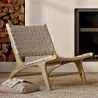 Sillón de Salón - Sillón de Diseño Artesanal Boho Bali - Madera y cuerda - Recia image 7