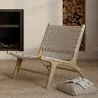 Sillón de Salón - Sillón de Diseño Artesanal Boho Bali - Madera y cuerda - Recia image 7