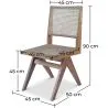 Silla de Comedor de Madera - Diseño Boho Bali - Breya image 7