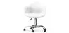 Silla de Oficina con Reposabrazos - Silla de Escritorio Giratoria con Ruedas - Grev image 7