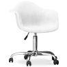 Silla de Oficina con Reposabrazos - Silla de Escritorio Giratoria con Ruedas - Grev image 7