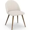 Silla De Comedor - Tapizada en Tela Bouclé - Escandinava - Evelyne image 7