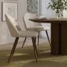 Silla De Comedor - Tapizada en Tela Bouclé - Escandinava - Evelyne image 7