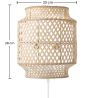 Lámpara Aplique de Pared - Diseño Boho Bali Bambú - Hya image 7
