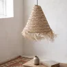 Lámpara de Techo de Esparto - Lámpara Colgante Diseño Boho Bali - Pitse image 7