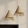 Lámpara de Techo de Esparto - Lámpara Colgante Diseño Boho Bali - Pitse image 7
