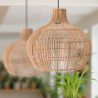 Lámpara de Techo de Ratán - Lámpara Colgante Diseño Boho Bali - Elan image 7
