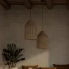 Lámpara de Techo de Ratán - Lámpara Colgante Diseño Boho Bali  - Fai image 7
