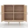 Aparador de Madera Natural - Diseño Boho Bali - 2 puertas - Treys image 7