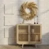 Aparador de Madera Natural - Diseño Boho Bali - 2 puertas - Treys image 7