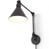 Lámpara Flexo - Aplique de Pared con Brazos Regulables - Negro image 7