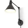 Lámpara Flexo - Aplique de Pared con Brazos Regulables - Negro image 7