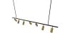 Lámpara de Techo Rail - 7 Focos Dorados Ajustables - 140CM image 7