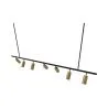 Lámpara de Techo Rail - 7 Focos Dorados Ajustables - 140CM image 7