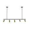 Lámpara de Techo Rail - 5 Focos Dorados Ajustables - 110CM image 7