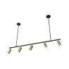 Lámpara de Techo Rail - 5 Focos Dorados Ajustables - 110CM image 7