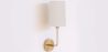 Lámpara Aplique de Pared - Dorado con Pantalla de Tela - Miu image 7