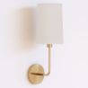 Lámpara Aplique de Pared - Dorado con Pantalla de Tela - Miu image 7
