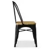 Silla de Comedor - Diseño Industrial - Madera y Acero - Stylix image 7