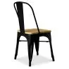 Silla de Comedor - Diseño Industrial - Madera y Acero - Stylix image 7