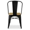 Silla de Comedor - Diseño Industrial - Madera y Acero - Stylix image 7