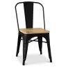 Silla de Comedor - Diseño Industrial - Madera y Acero - Stylix image 7