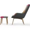 Sillón con Reposapiés - Tapizado en Patchwork - Kontur image 7