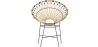 Silla de Exterior Redonda de Ratán Sintético - Diseño Boho Bali - Elsa image 7