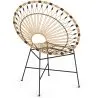 Silla de Exterior Redonda de Ratán Sintético - Diseño Boho Bali - Elsa image 7