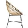 Silla de Exterior Redonda de Ratán Sintético - Diseño Boho Bali - Elsa image 7