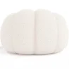 Sillón con Otomán Tapizado - Bouclé Blanco - Rubi image 7